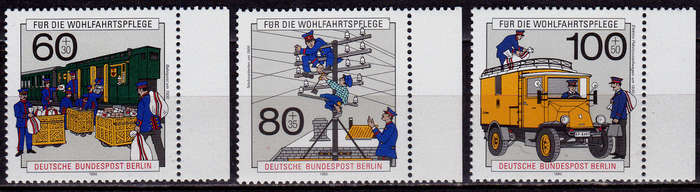GERMANY BERLIN 1990, 27 Sept. CHARITY STAMPS, set, MNH, CV +/-R 145.00 view scans