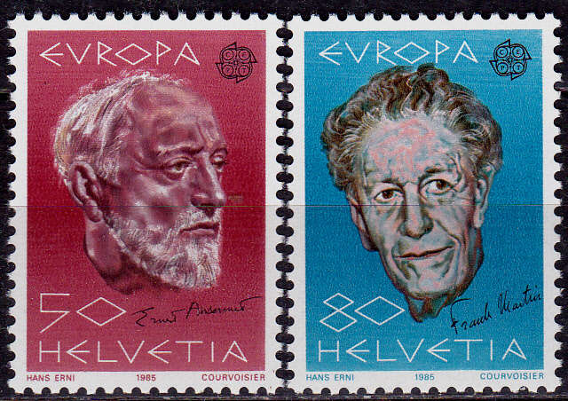 SWITZERLAND 1985, 7 May. EUROPA STAMPS, set, MNH, CV +/-R 30.00 view scans