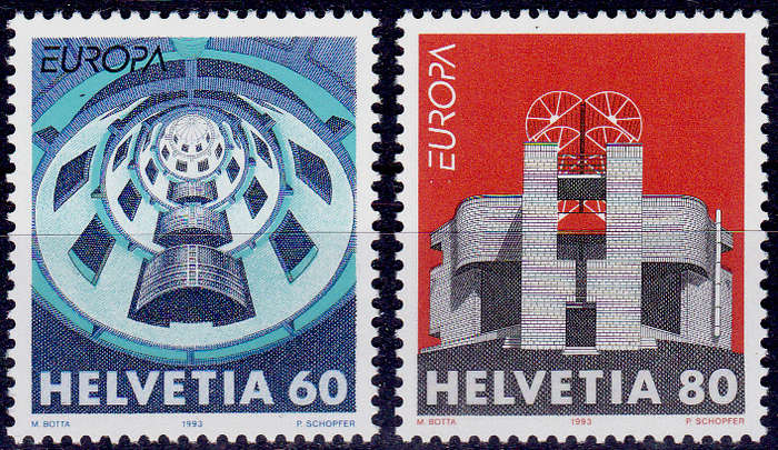 SWITZERLAND 1993, 5 May. EUROPA STAMPS, set, MNH, CV +/-R 35.00 view scans