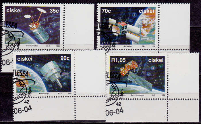CISKEI 1992, 4 June. INTERNATIONAL SPACE YEAR, set, CTO, CV R ??, view scans