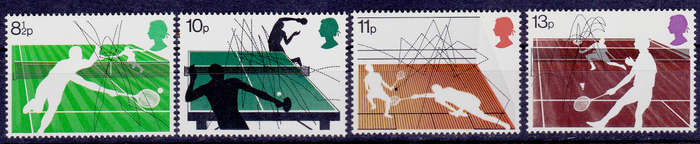 ENGLAND 1977, 12 Jan. 100th ANNIV WIMBLEDON, set, MNH, CV +/-R 20.00 view scans