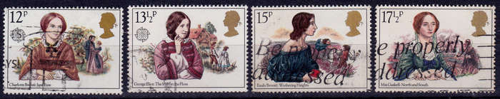 ENGLAND 1980, 9 July. VICTORIAN NOVELISTS, set, UH, CV +/-R 25.00 view scans