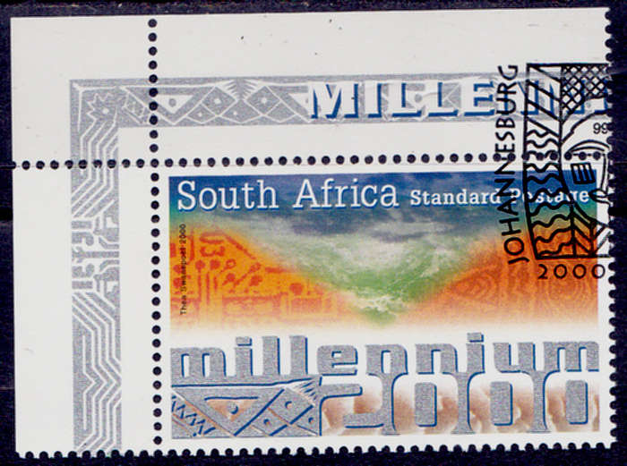 RSA 2000, 1 Jan. MILLENNIUM 2000, single, CTO, CV R ??, view scans