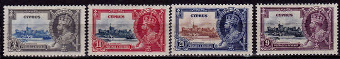 CYPRUS 1935, 6 May. SILVER JUBILEE, set, MH, CV +/-R425.00, view scans