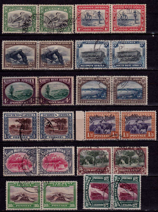 SWA 1931, 5 March. 1st PICTORIALS OF SWA, single, UH, CV R 2,860.00 view scans