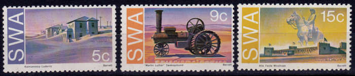 SWA 1975, 23 July. HISTORIC MONUMENTS, set, MNH, CV R 7.50 view scans