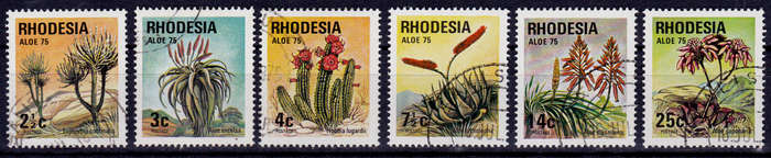 RHODESIA 1975, 16 July. INTL SUCCULENT CONGRESS-SALISBURY, set, UH, CV R 28.50, view scans