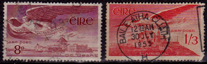 IRELAND 1954, 13 Dec. AIRMAIL SUPPLEMENTARY, set, UH, +/-R 50.00, view scans