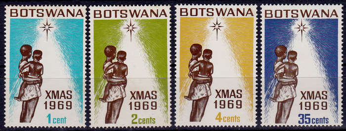 BOTSWANA, 1969. Christmas. Full set