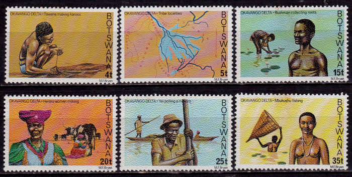 BOTSWANA 1978, 11 Sept. OKAVANGO DELTA, set, MH, CV +/-R 55.00 view scans