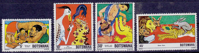 BOTSWANA 1980, 8 Sept. FOLKTALES, set, MH, CV +/-R 40.00 view scans