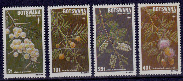 BOTSWANA 1980, 3 Nov. CHRISTMAS, set, MH, CV +/-R 35.00 view scans