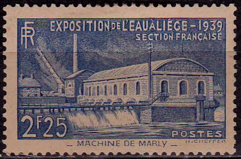 FRANCE 1939, 22 May. EXHIBITION OF WATER POWER, single, MH, CV +/-R 140.00 view scans
