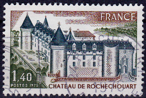 FRANCE 1975, 11 Jan. CHâTEAU de ROCHECHOUART, single, UH, CV +/-R 10.00 view scans