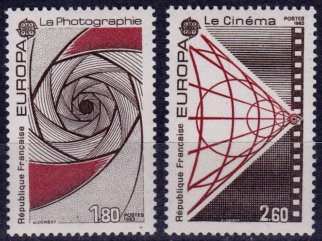 FRANCE 1983, 29 April. EUROPA STAMPS INVENTIONS, set, MNH, CV +/-R 180.00 view scans