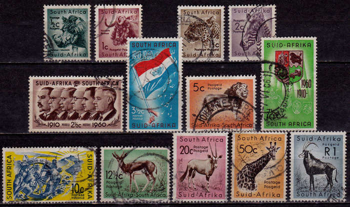 UNION OF SA 1961, 14 Feb. DEFINITIVE ISSUE, set, UH, CV R 517.00 view scans