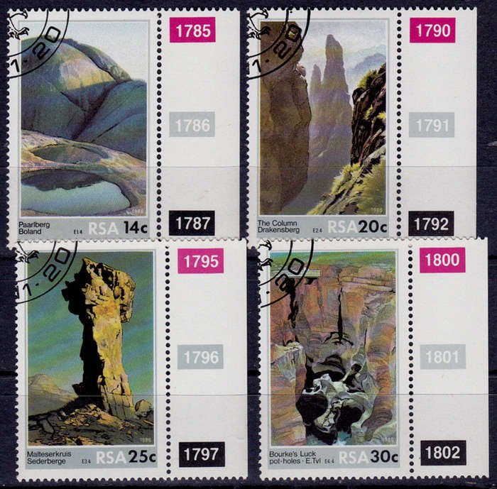 RSA 1986, 20 Nov. SCENIC BEAUTY, set, CTO, CV R ?? view scans
