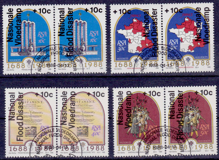 RSA 1988, 13 April. CHARITY ISSUE, set, CTO, CV R ?? view scans