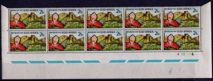 RSA 1963, 14 March. 50th ANNIV KIRSTENBOSCH, single control pane, MNH, CV R 67.00 view scans