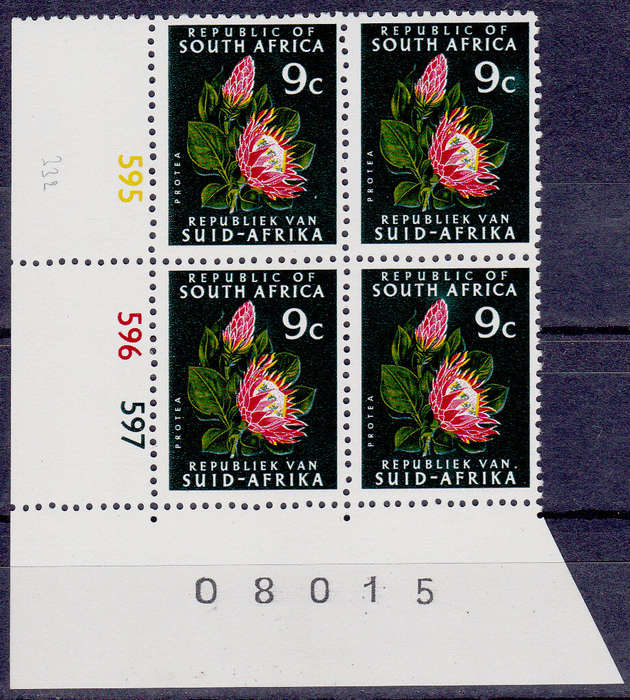 RSA 1974, April. DEFINITIVE ISSUE, 9c control, MNH, CV R 260.00 view scans