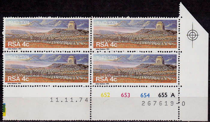 RSA, 1974. Voortrekker monument. Control