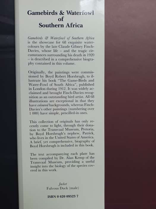 Gamebirds & Waterfowl of Southern Africa / C G Finch-Davies