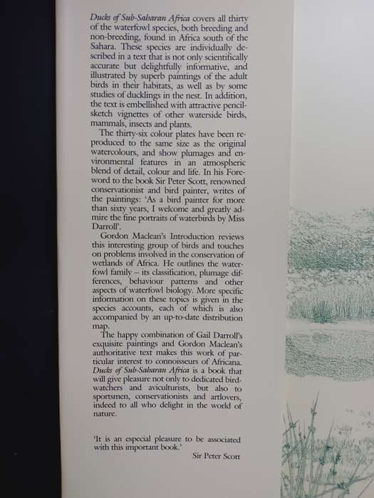 Ducks Of Sub-Saharan Africa / Gordon Lindsay Maclean & Gail Darroll