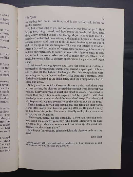 THE COLLECTED ESSAYS, JOURNALISM AND LETTERS OF GEORGE ORWELL (4 x Volumes)