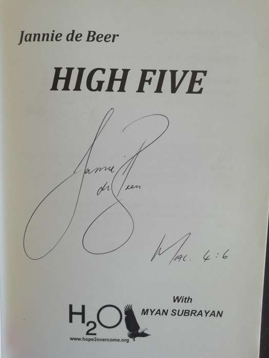 High Five - Jannie de Beer (SIGNED COPY)