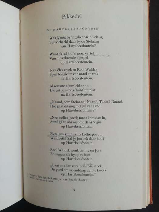 Treknet: Bloemlesing uit die Afrikaanse Poesie / N.P. van Wyk Louw & E. Lindenberg