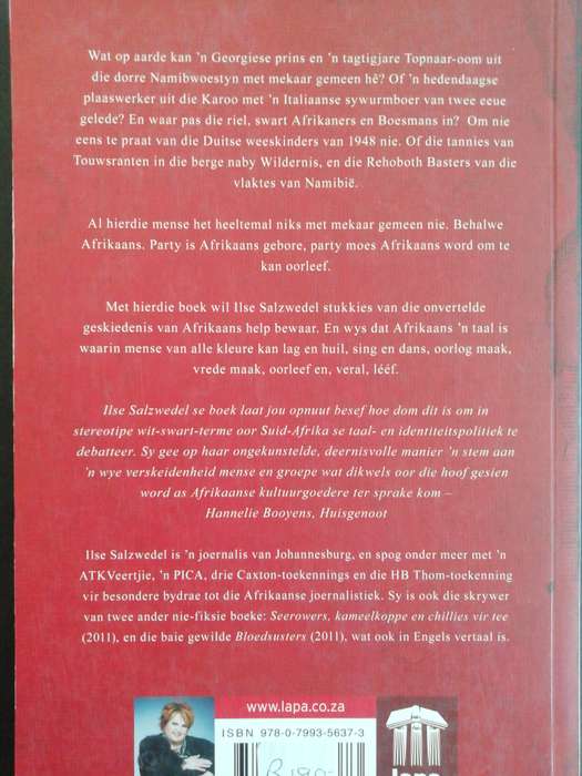 ONVERTELDE STORIES VAN AFRIKAANS / Ilse Salzwedel