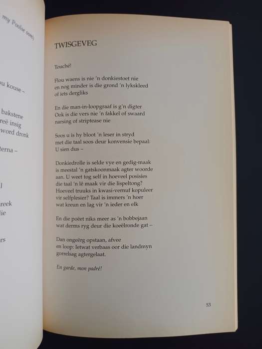 Die Onderwaterweg 'n Versroman / Louis Esterhuizen