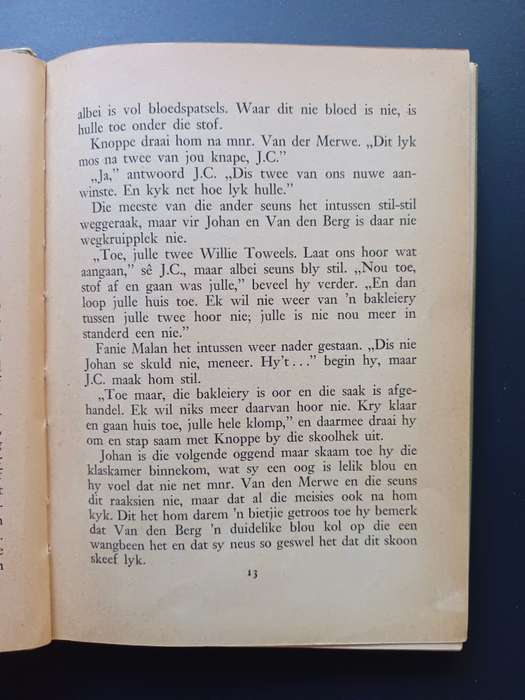 Die jong Springbokke van Bergskool / Tol de Villiers