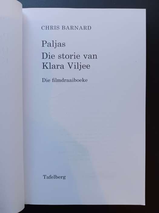 Paljas & Die Storie Van Klara Viljee / Chris Barnard