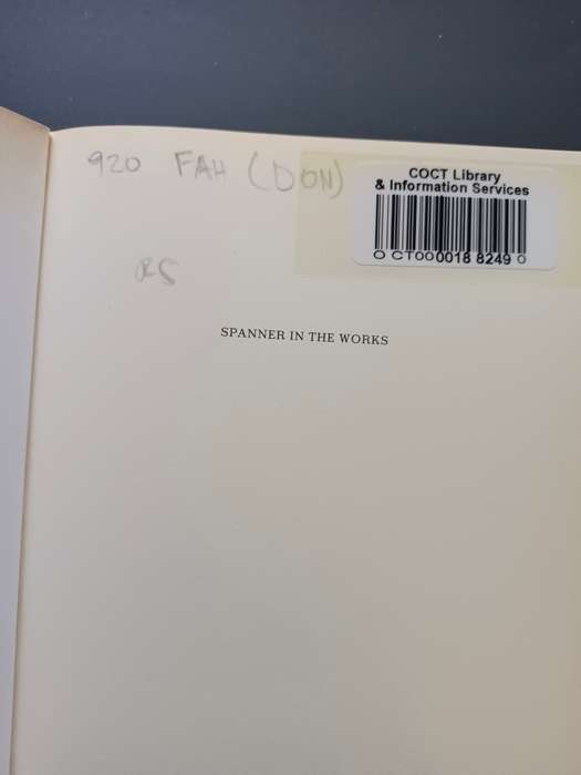 Spanner in the Works / Patricia Fahrenfort