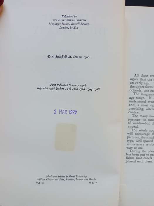 Kingsway dictionary / compiled by A.J. Stoloff, edited by K.H. Grose