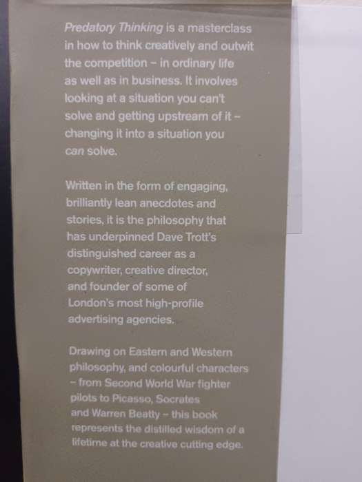 Predatory Thinking - A Masterclass in Out-thinking the Competition / Dave Trott