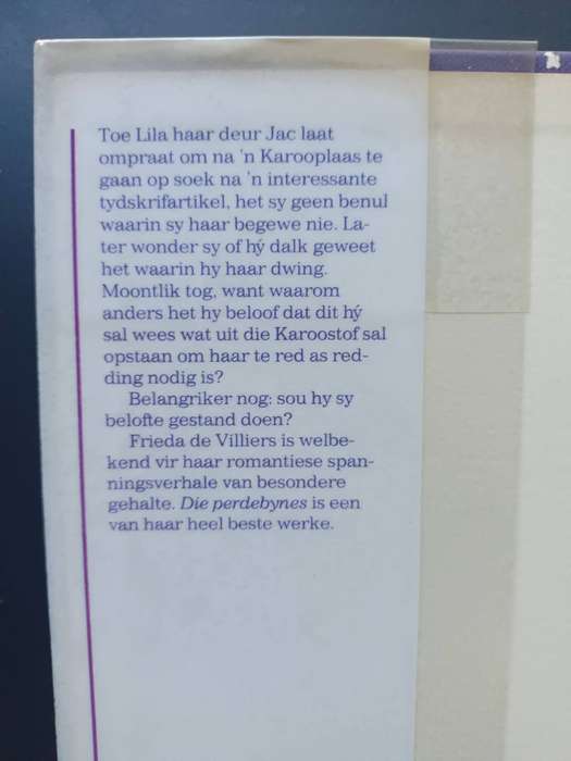 Die Perdebynes / Frieda de Villiers