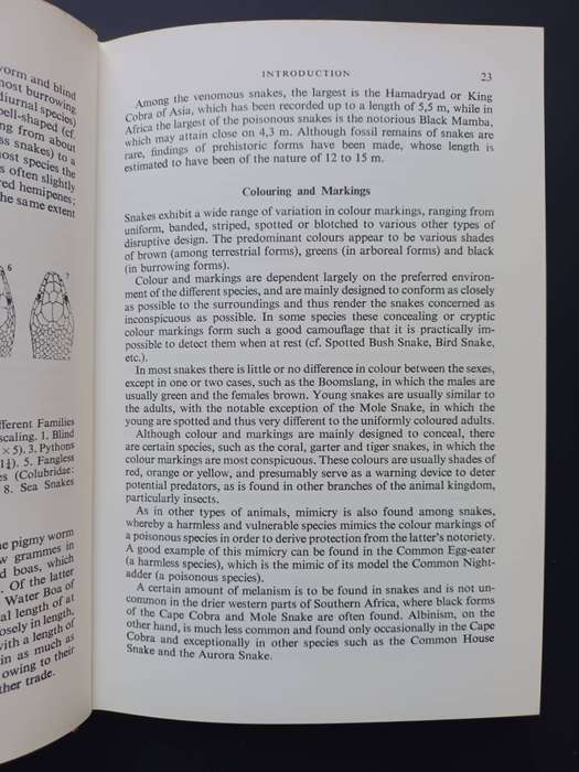 A Field Guide to the Snakes of Southern Africa / V.F.M. FitzSimons
