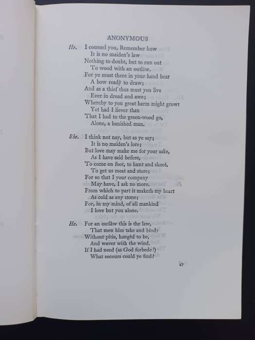 The Oxford book of English Verse 1250 - 1918 / Sir Arthur Quiller-Couch