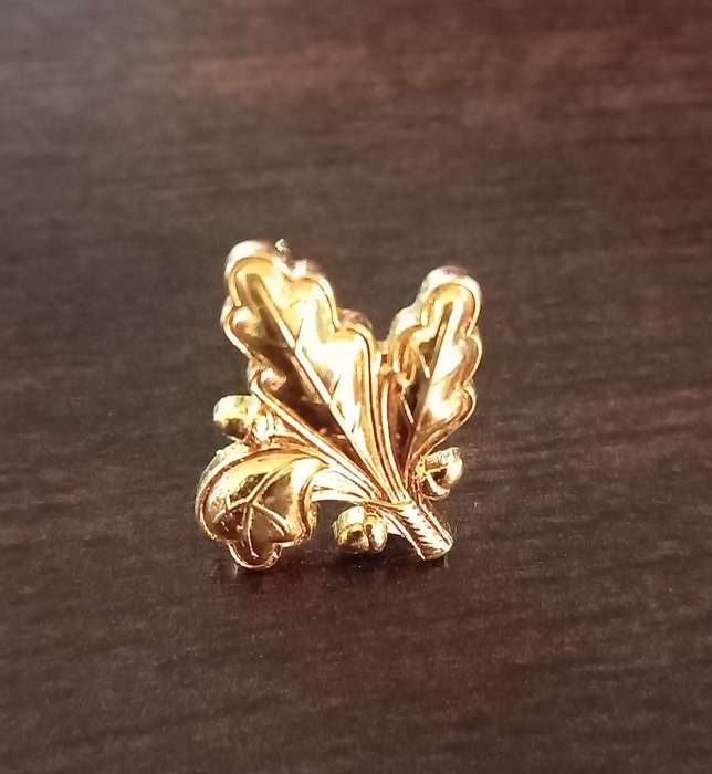 US NAVY SUPPLY GOLD COLLAR DEVICE