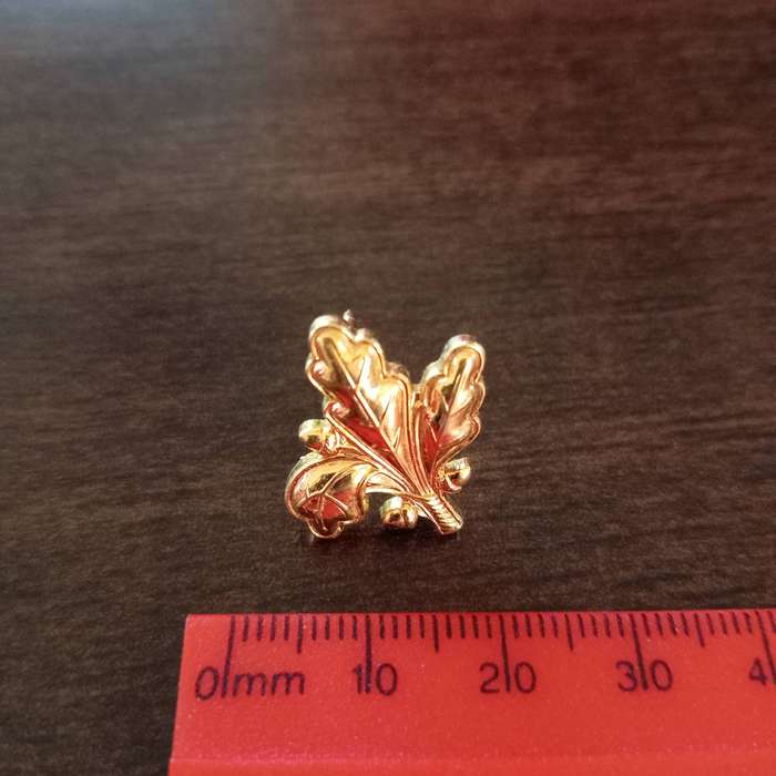 US NAVY SUPPLY GOLD COLLAR DEVICE