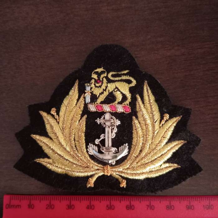 SADF, SA NAVY, OFFICER CAP BADGE