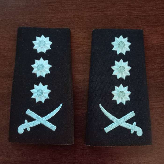 SADF, AIR FORCE, LIEUTENANT GENERAL, SLIP-ON SHOULDER RANKS