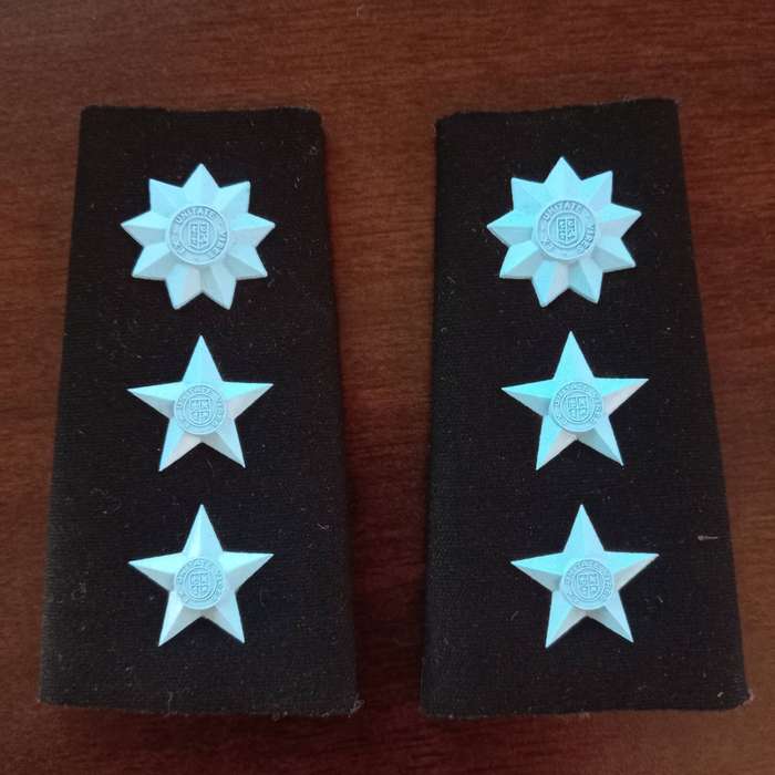 SADF, AIR FORCE, COLONEL SLIP-ON SHOULDER RANKS