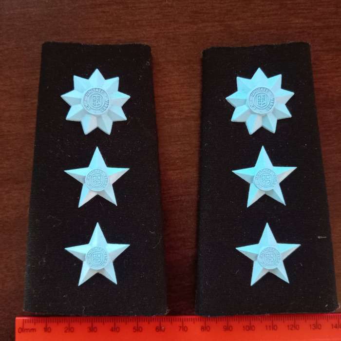 SADF, AIR FORCE, COLONEL SLIP-ON SHOULDER RANKS