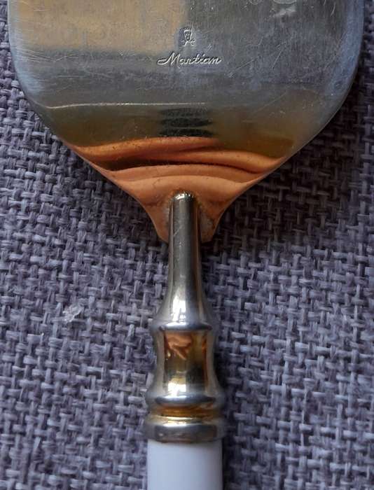 Martian Gold plated Cake Lifter with Ceramic handle (225mm)