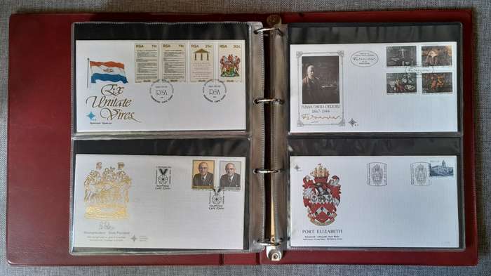 Album filled with 60 RSA FDC's - Album contains 15 pages/sleeves