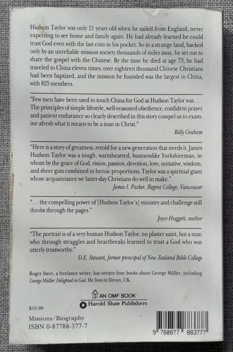 Hudson Taylor: A man in Christ - Roger Steer