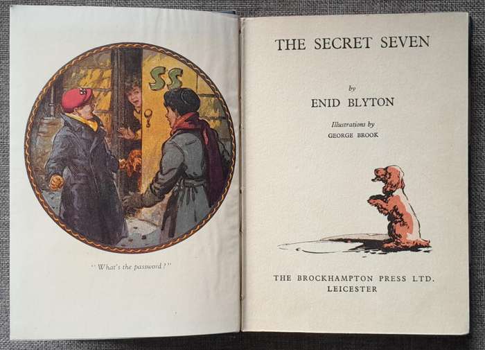 The Secret Seven - Enid Blyton (1950 Hardcover)